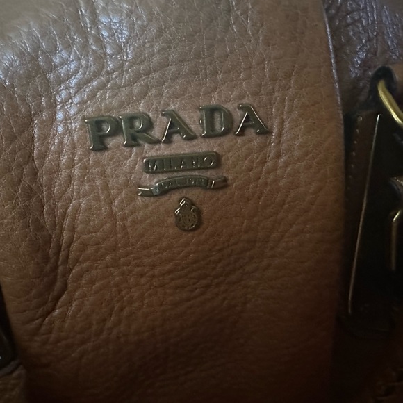 Brown leather Prada purse - Picture 5 of 12